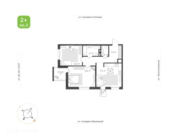 Квартира в ЖК Бионика Парк