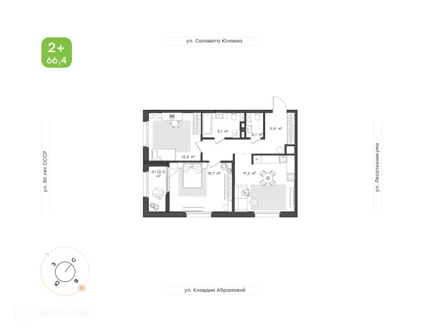 Квартира в ЖК Бионика Парк