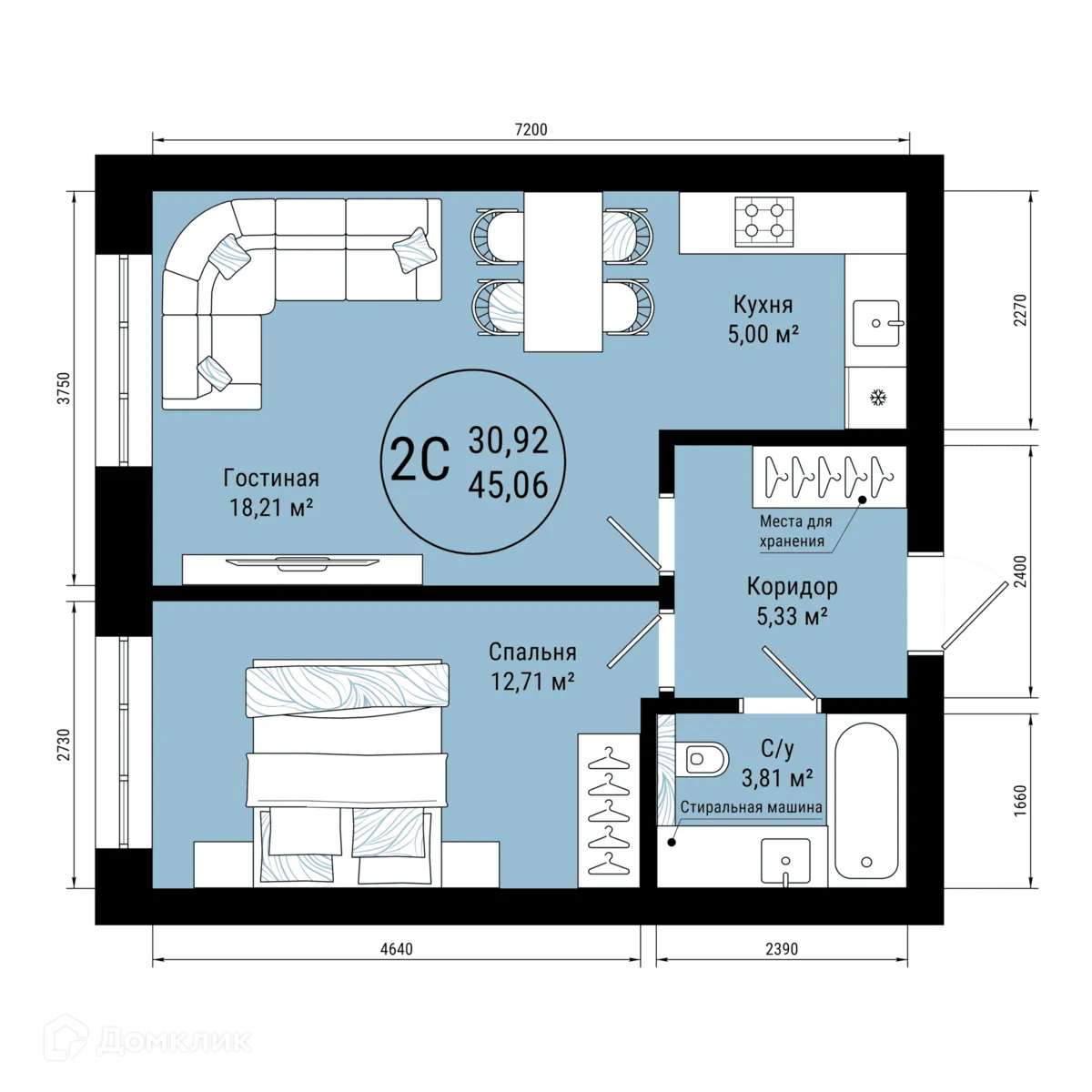 Фото квартиры в ЖК VETER (Ветер)