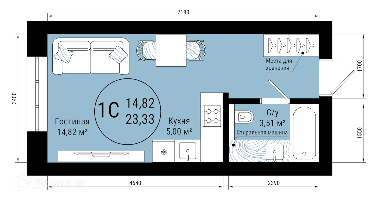 Фото квартиры в ЖК VETER (Ветер)