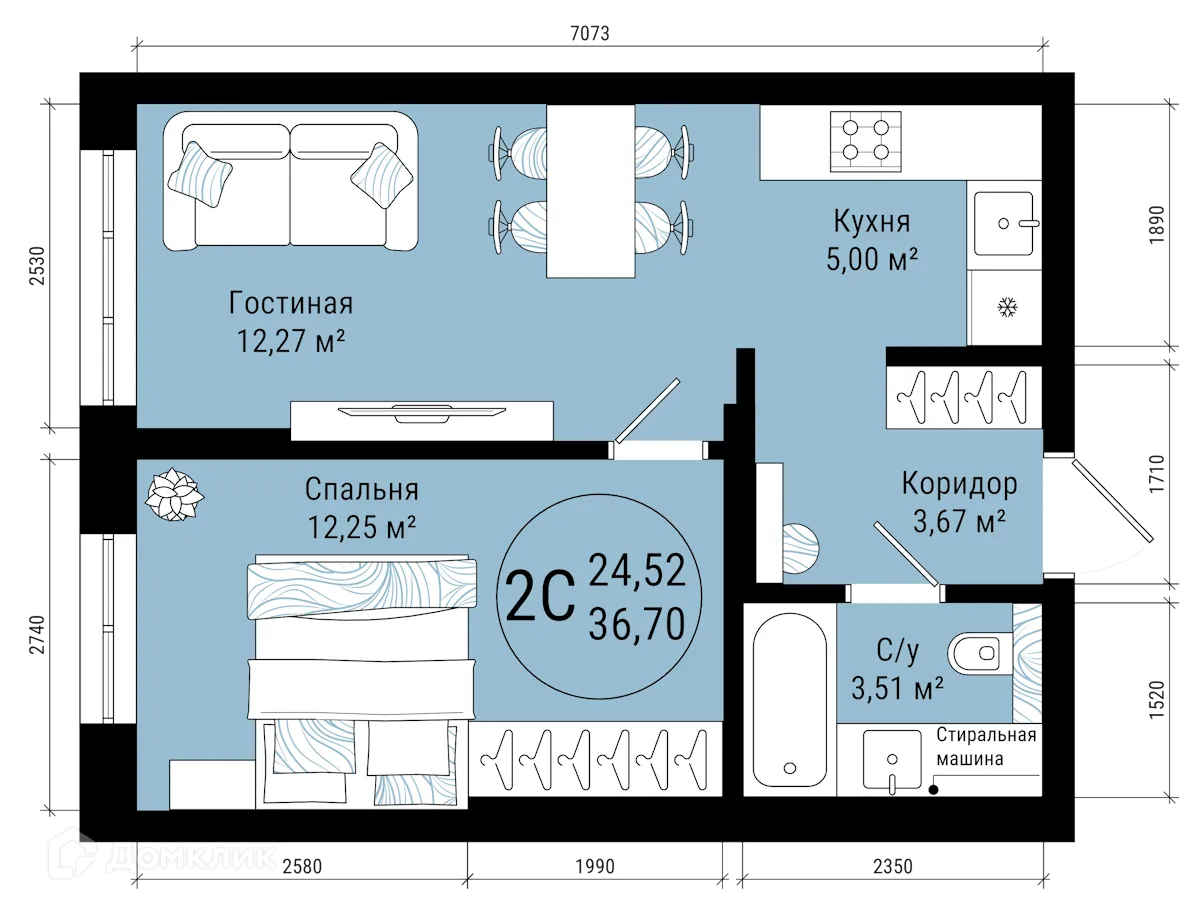 Фото квартиры в ЖК VETER (Ветер)