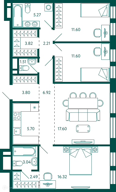 Квартира в ЖК Terle park (Терле Парк)