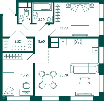 Квартира в ЖК Terle park (Терле Парк)