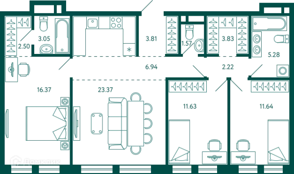 Квартира в ЖК Terle park (Терле Парк)