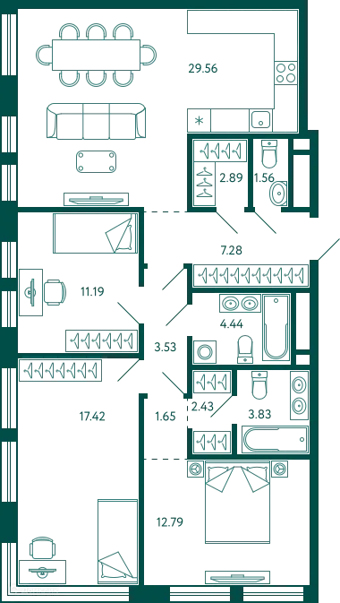 Квартира в ЖК Terle park (Терле Парк)