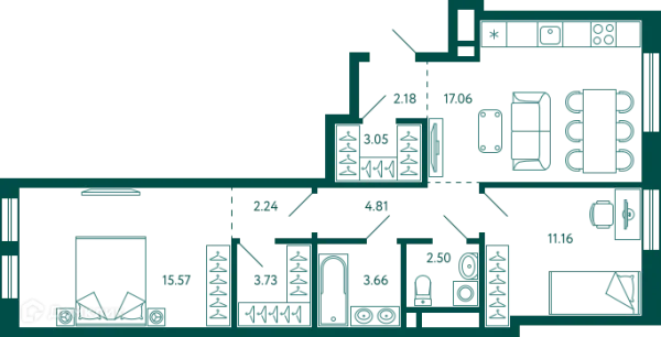 Квартира в ЖК Terle park (Терле Парк)