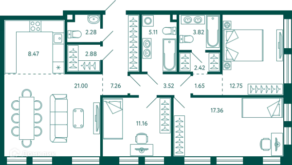 Квартира в ЖК Terle park (Терле Парк)