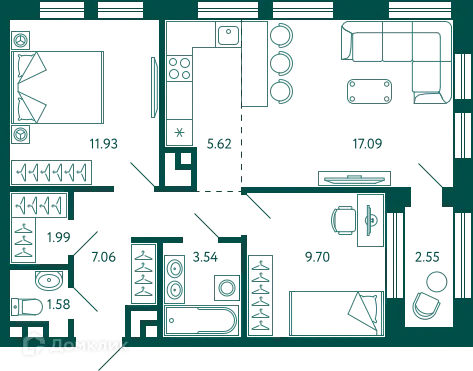 Квартира в ЖК Terle park (Терле Парк)