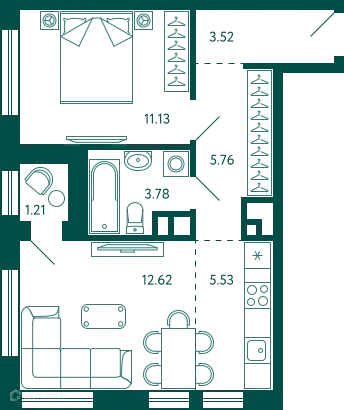 Квартира в ЖК Terle park (Терле Парк)