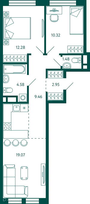 Квартира в ЖК Terle park (Терле Парк)