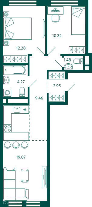 Квартира в ЖК Terle park (Терле Парк)
