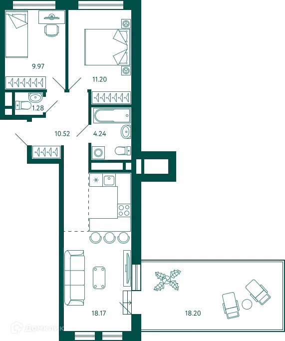 Квартира в ЖК Terle park (Терле Парк)