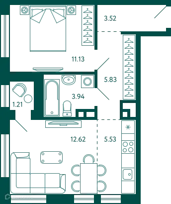 Квартира в ЖК Terle park (Терле Парк)