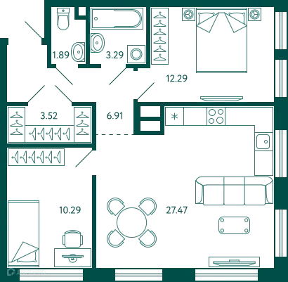 Квартира в ЖК Terle park (Терле Парк)