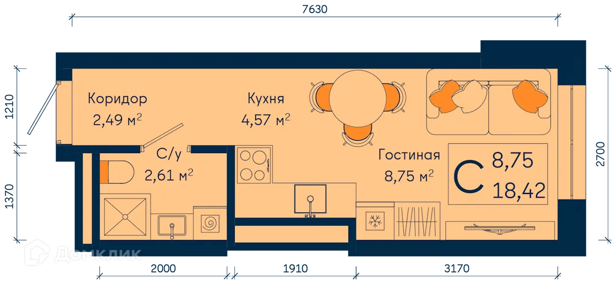 Фото квартиры в ЖК РИВЕР