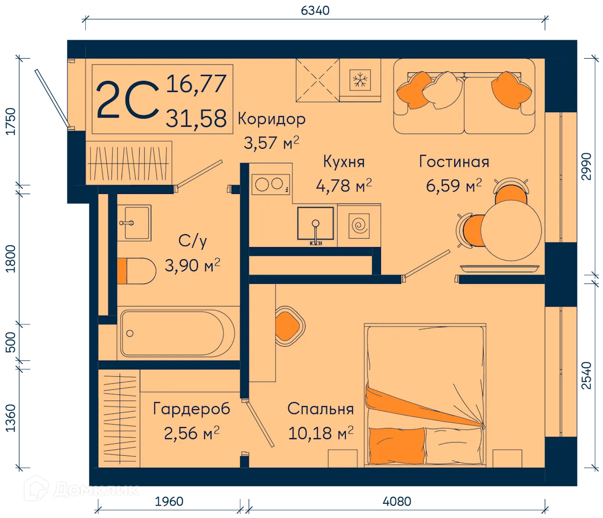 Фото квартиры в ЖК РИВЕР