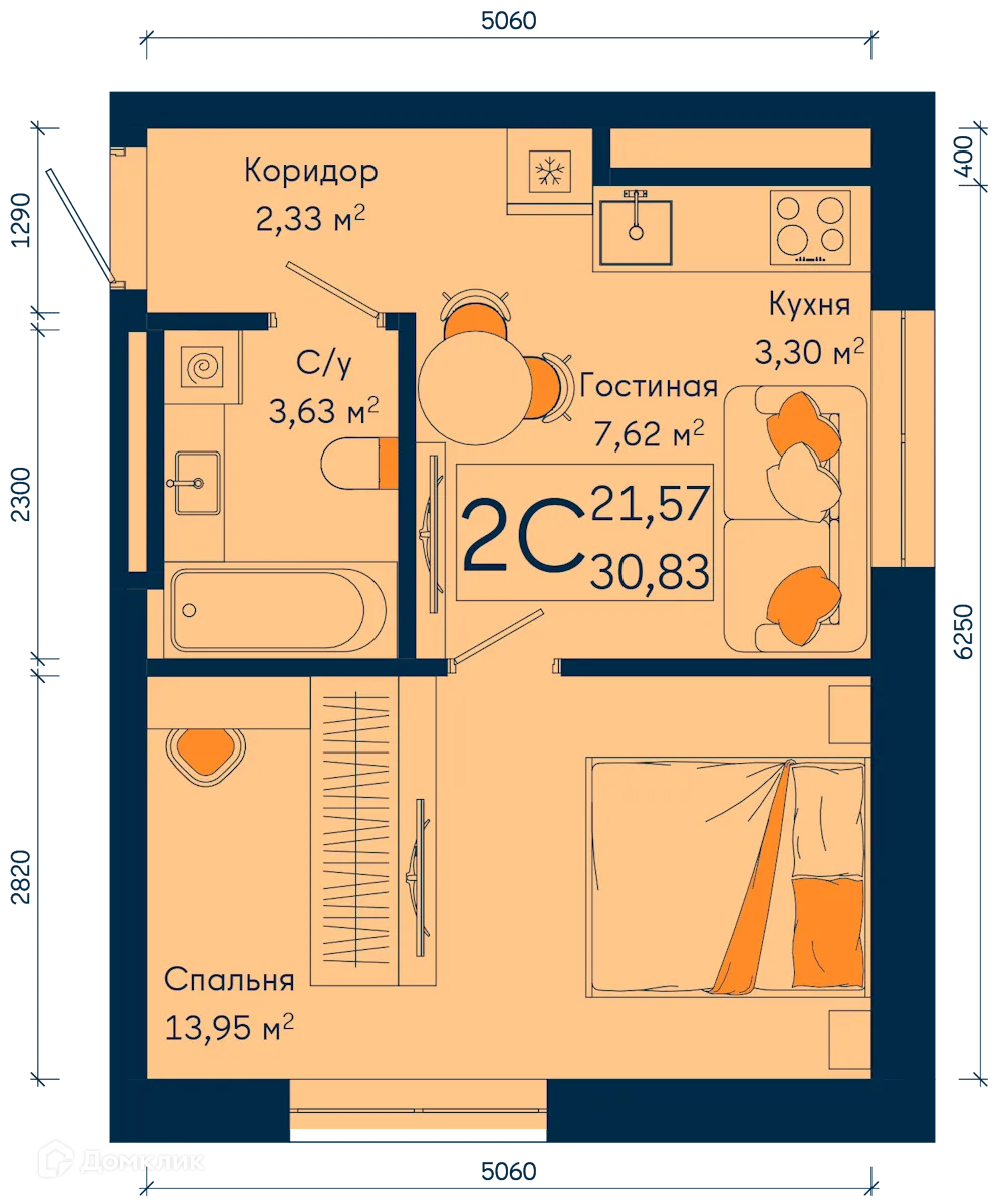 Фото квартиры в ЖК РИВЕР