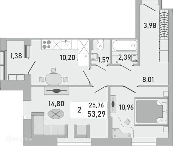 Квартира в ЖК Платинум