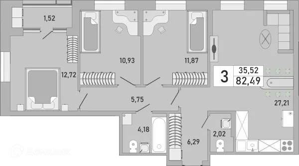 Квартира в ЖК Платинум