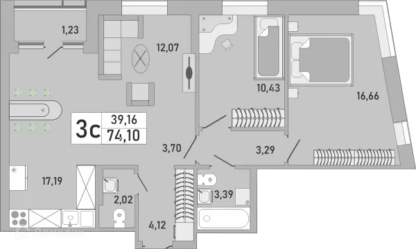 Квартира в ЖК Платинум