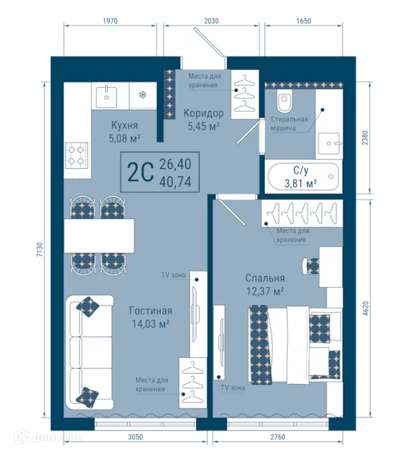 Квартира в ЖК THE SKY (СКАЙ)
