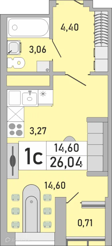 Квартира в ЖК Платинум