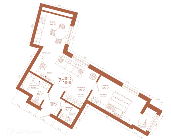 Квартира в ЖК "Divo Residence (Диво Резиденс)"