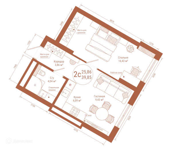 Квартира в ЖК "Divo Residence (Диво Резиденс)"