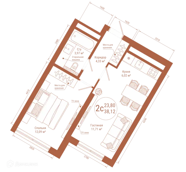 Квартира в ЖК "Divo Residence (Диво Резиденс)"