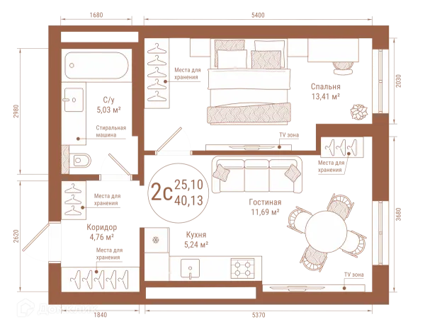 Квартира в ЖК "Divo Residence (Диво Резиденс)"