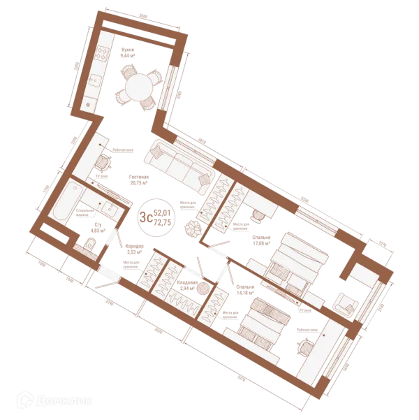 Квартира в ЖК "Divo Residence (Диво Резиденс)"