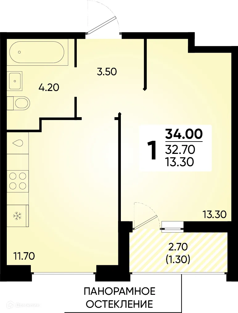 Фото квартиры в ЖК Клубный квартал Архитектор