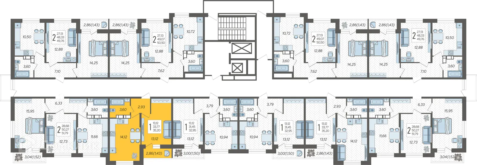 Фото квартиры в ЖК "Смородина"