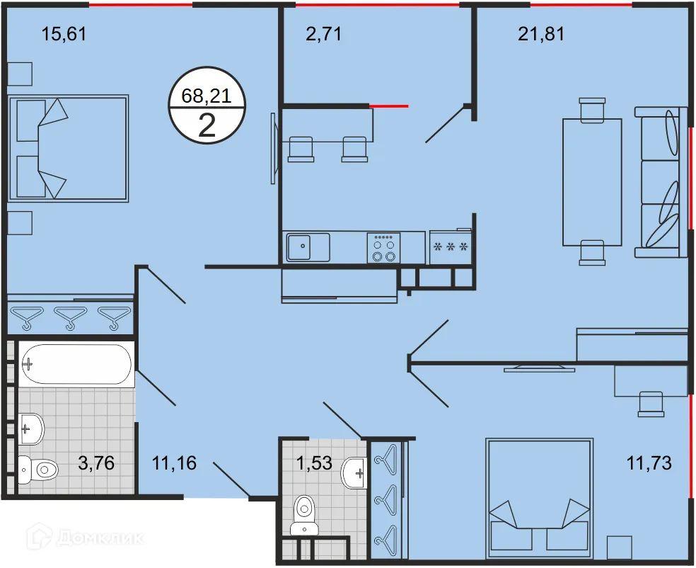 Фото квартиры в ЖК Событие