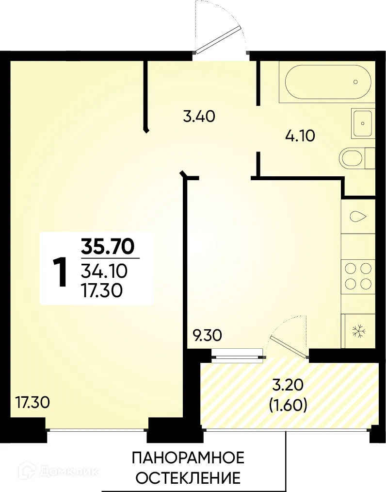 Фото квартиры в ЖК Клубный квартал Архитектор
