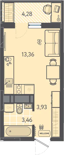 Фото квартиры в ЖК Теплые Края