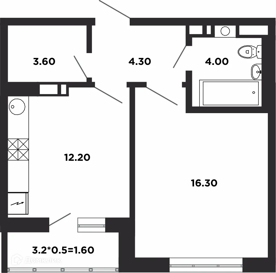Фото квартиры в ЖК NEO-квартал "Красная площадь"