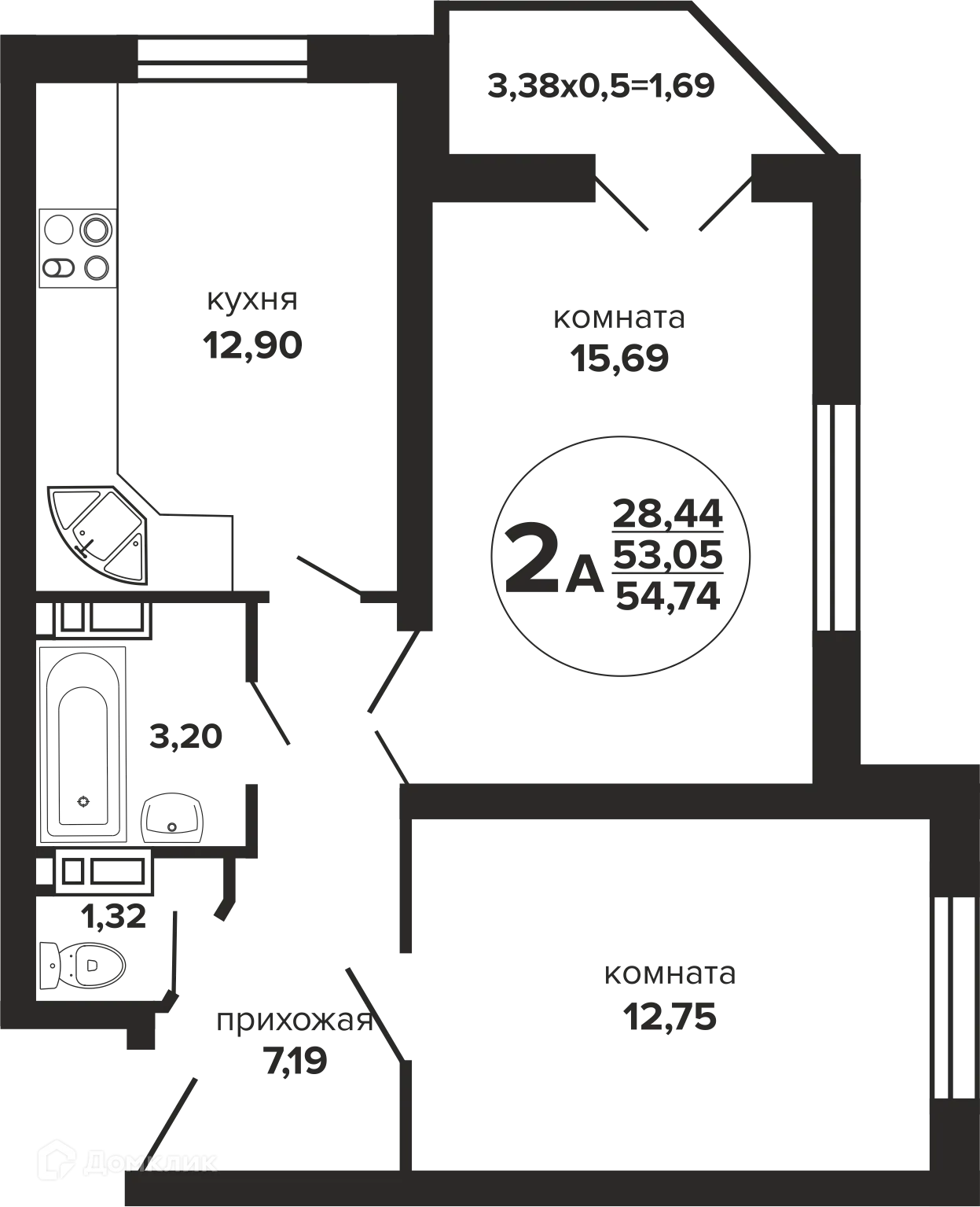 Фото квартиры в ЖК Гулливер
