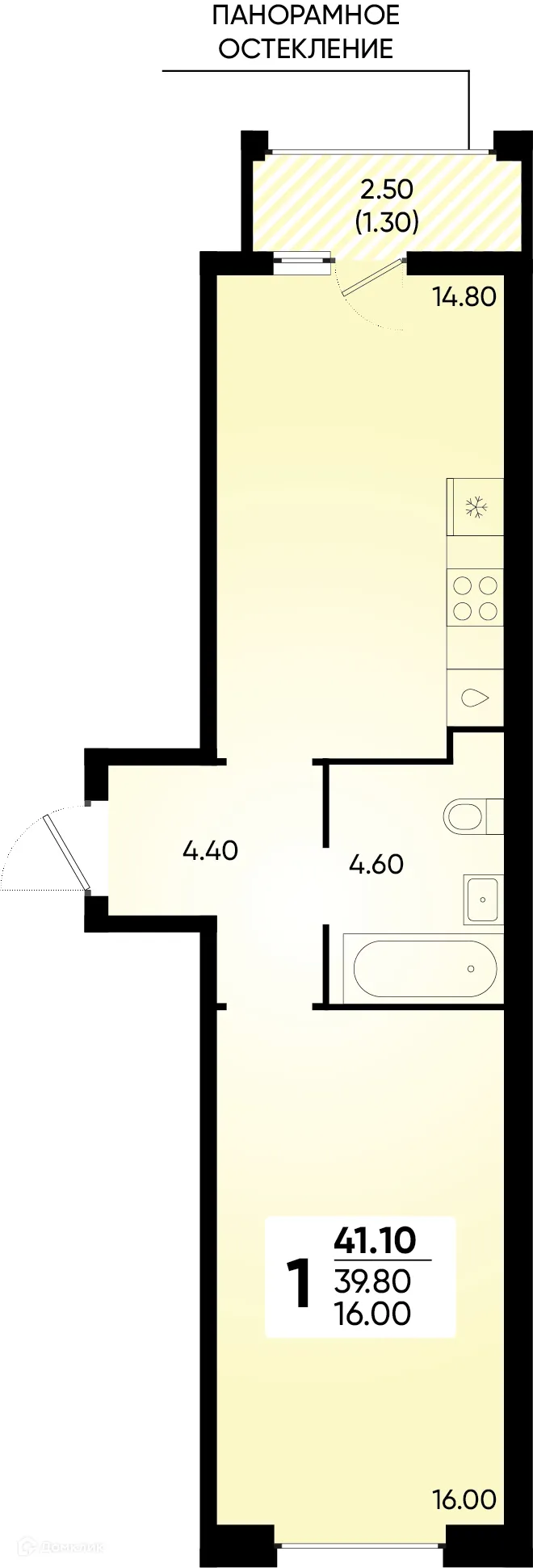 Фото квартиры в ЖК Клубный квартал Архитектор