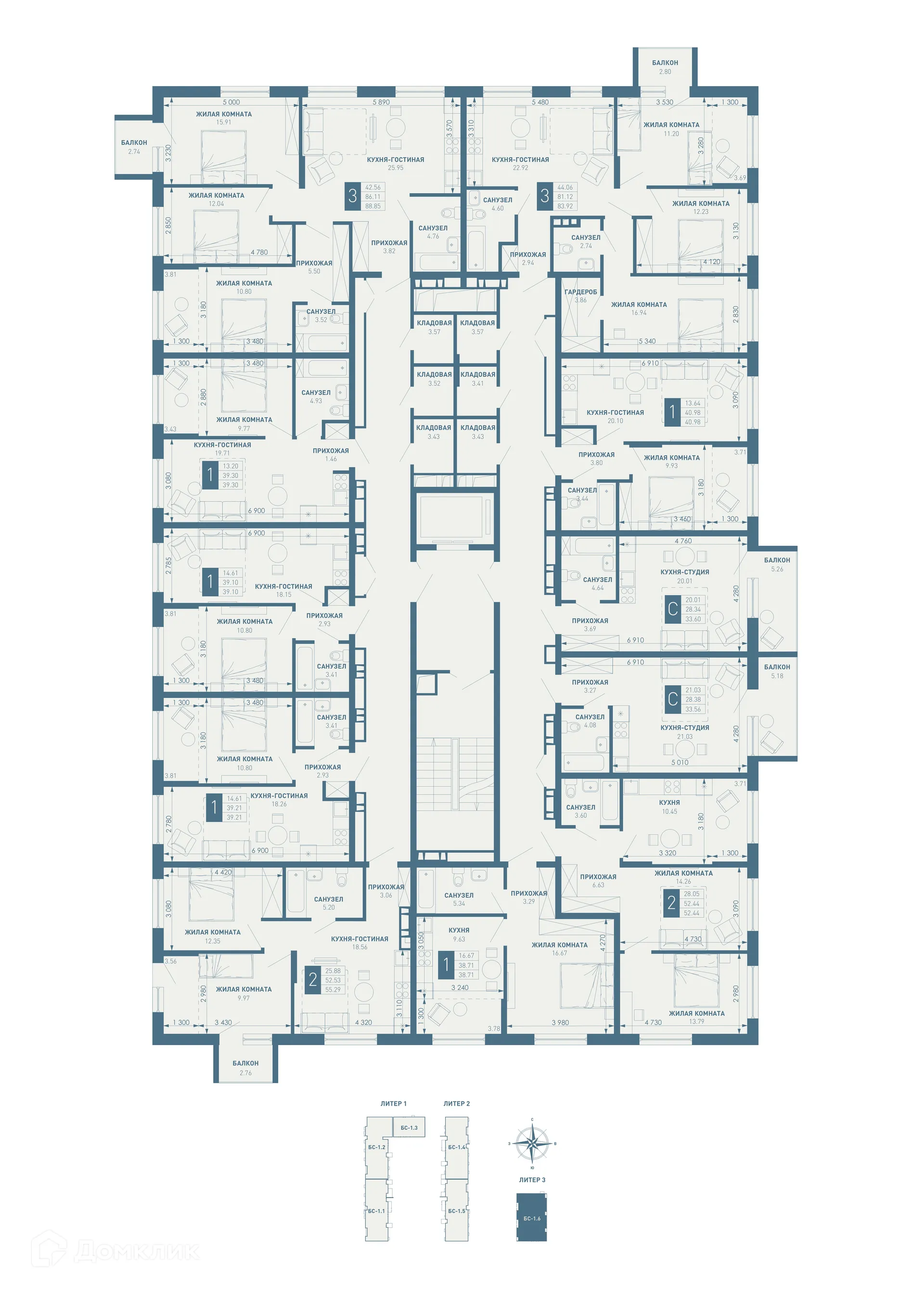 Фото квартиры в ЖК ИНАЧЕ в Молодежном