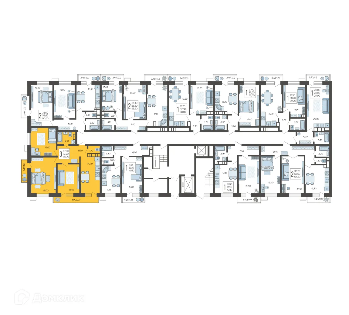 Фото квартиры в ЖК "НЕБО"