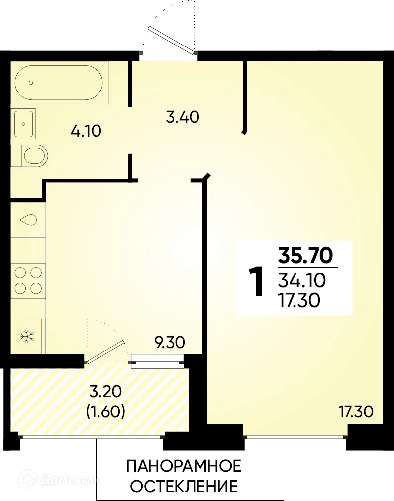 Фото квартиры в ЖК Клубный квартал Архитектор