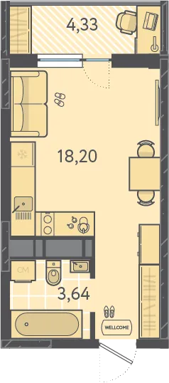 Фото квартиры в ЖК Теплые Края