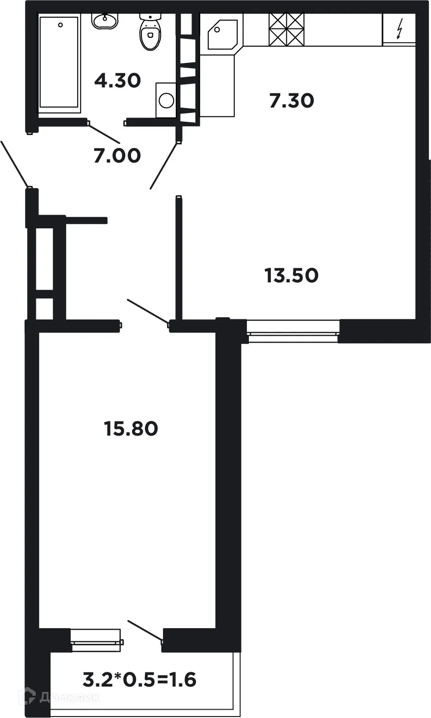 Фото квартиры в ЖК NEO-квартал "Красная площадь"