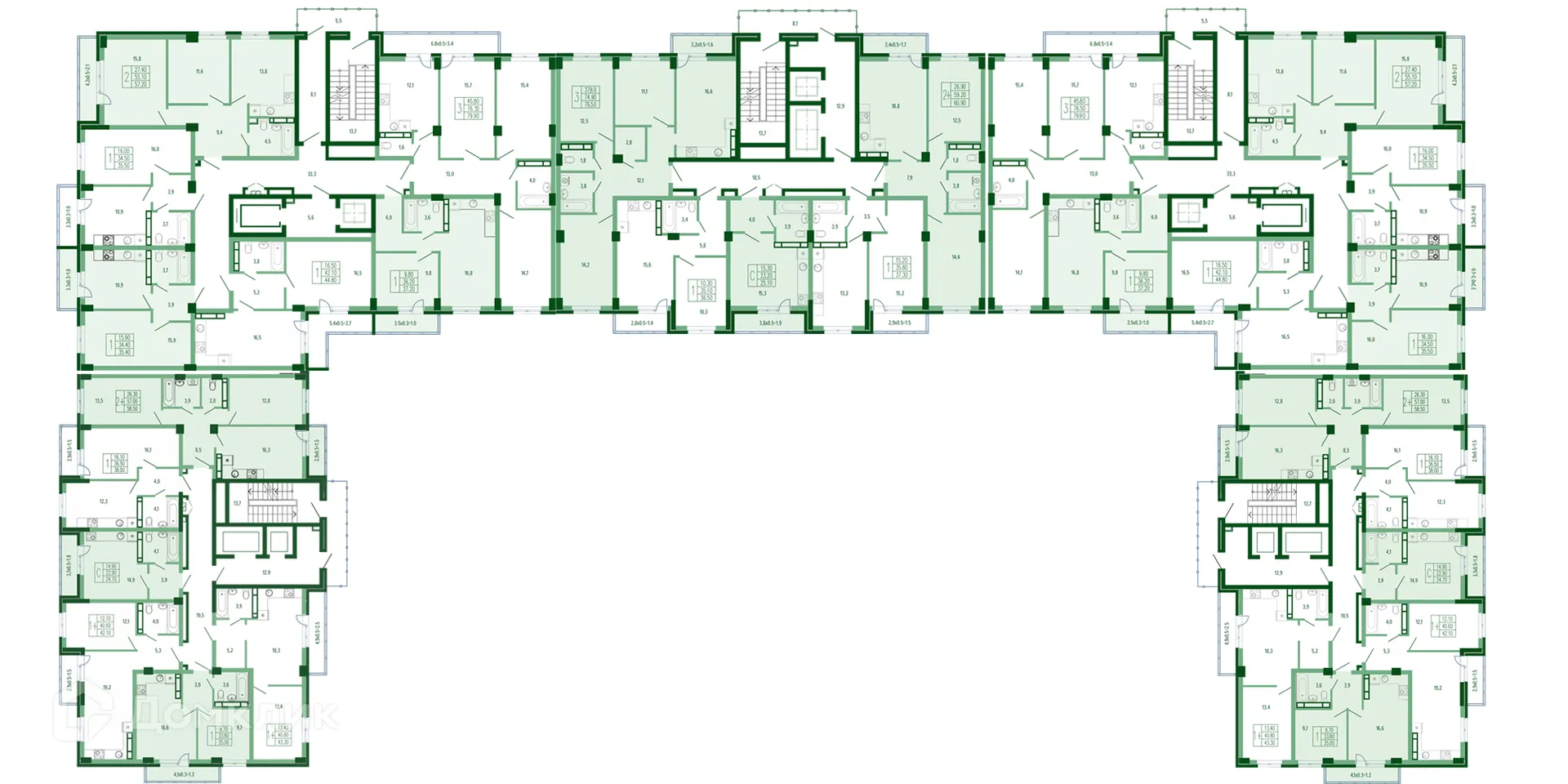 Фото квартиры в ЖК ЕКАТЕРИНИНСКИЙ ПАРК