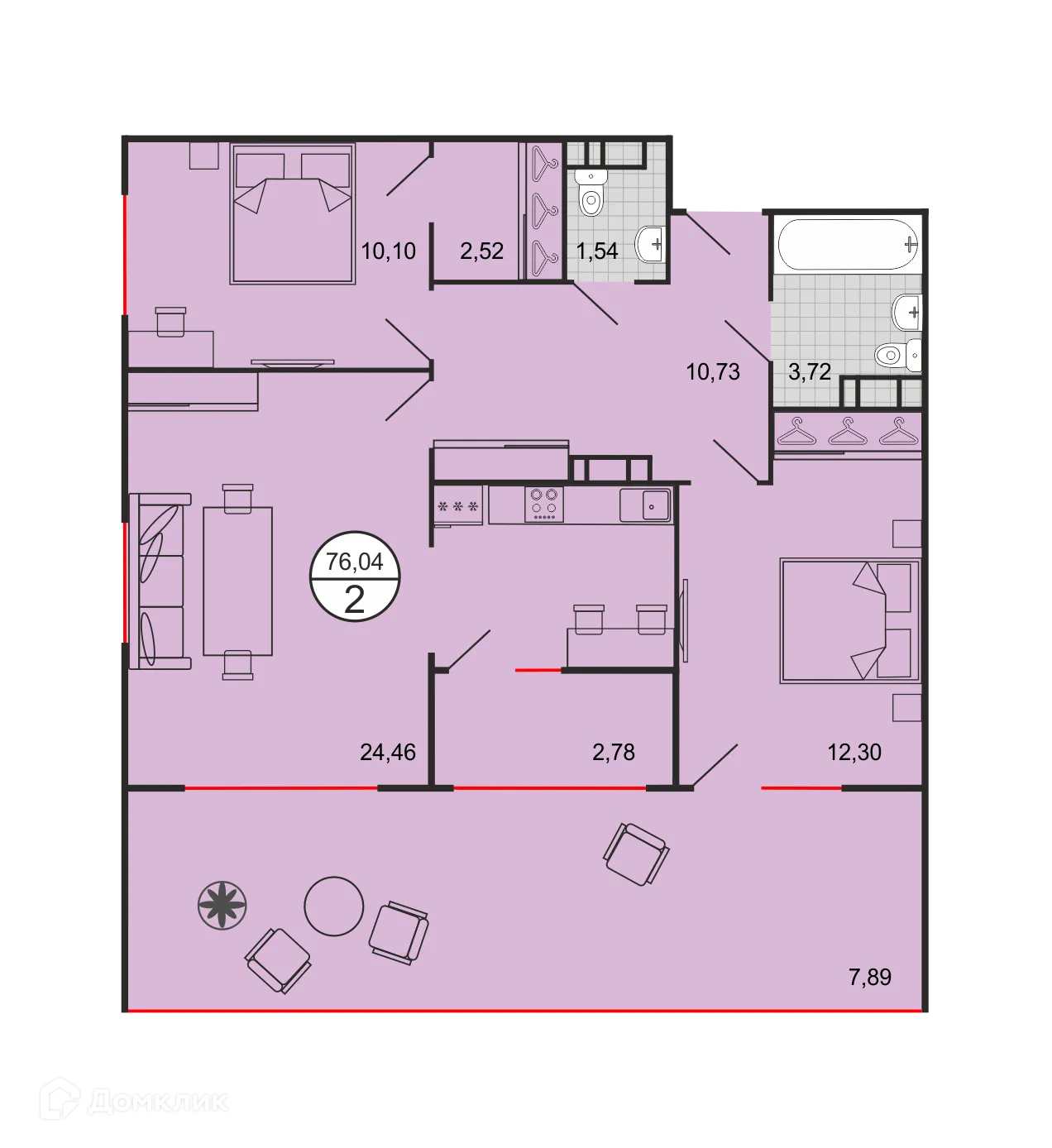 Фото квартиры в ЖК Событие