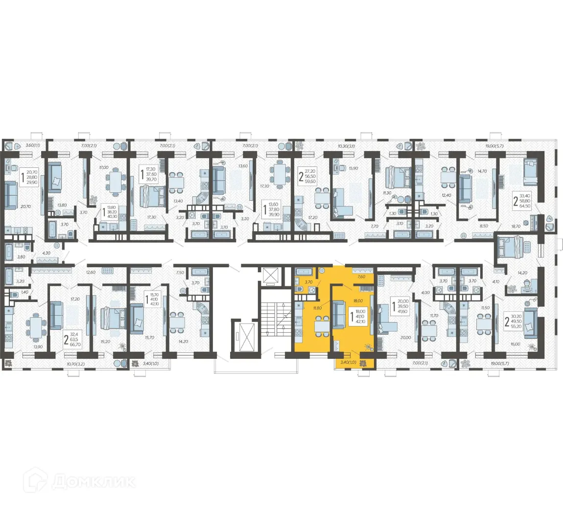 Фото квартиры в ЖК "НЕБО"