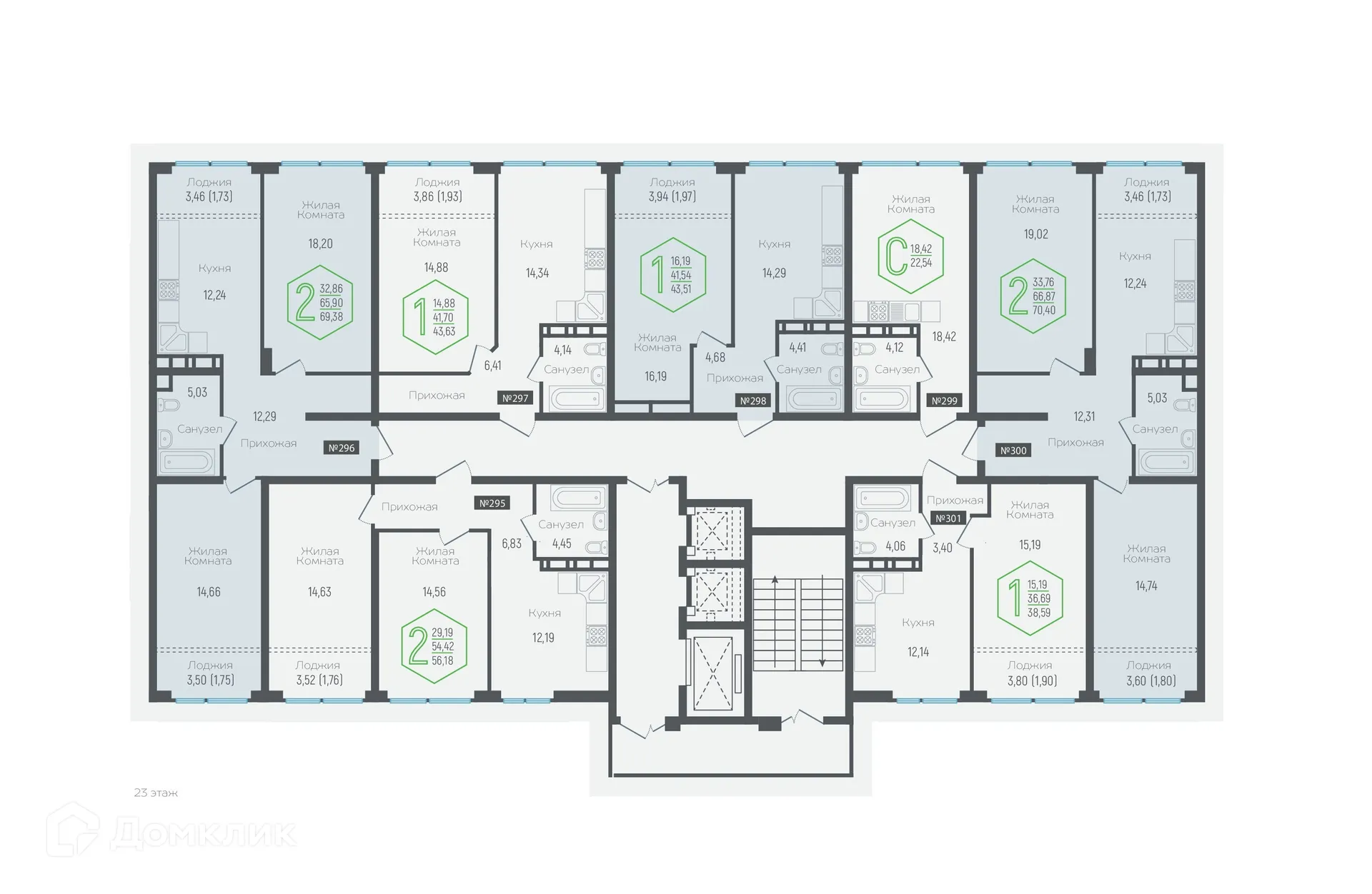 Фото квартиры в ЖК Гарантия на Обрывной