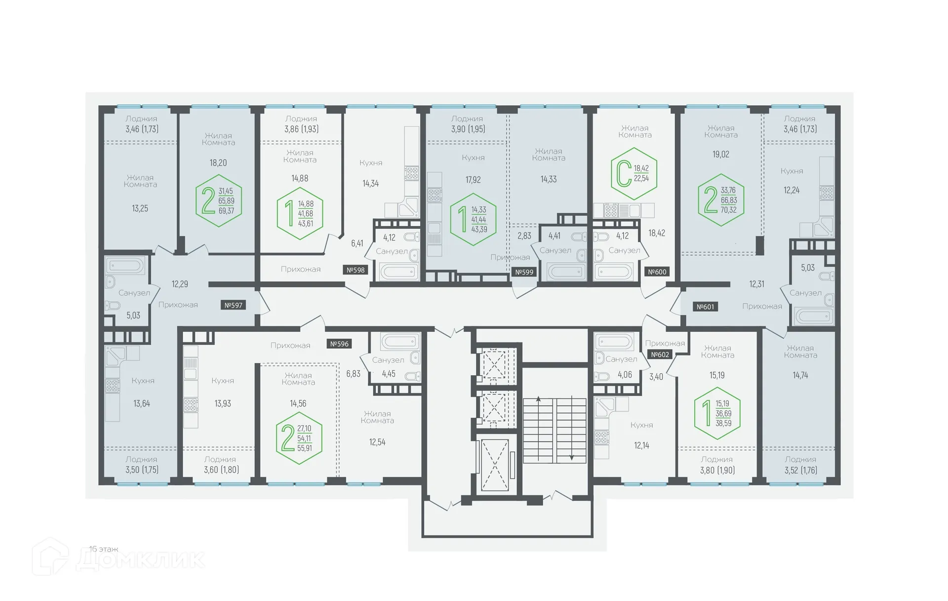 Фото квартиры в ЖК Гарантия на Обрывной