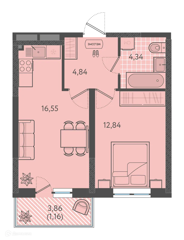 Фото квартиры в ЖК Теплые Края